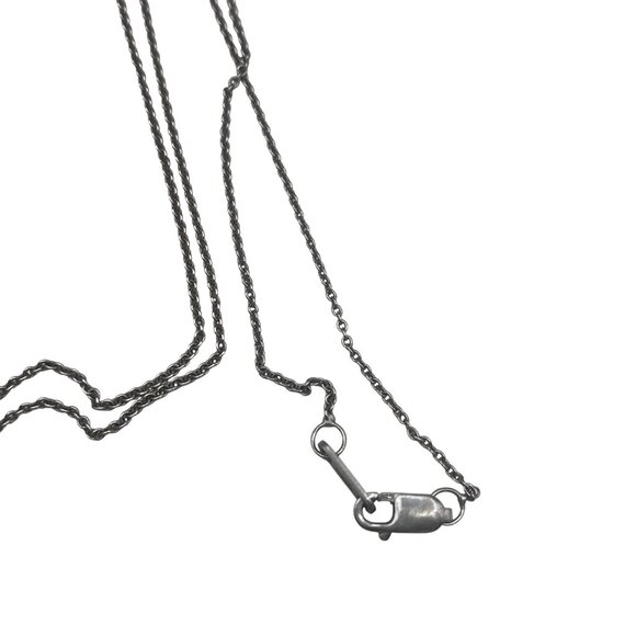 Sterling Silver 925 Dragonfly Pendant Necklace Abalone Shell 18" Chain 4.67g - Picture 7 of 12